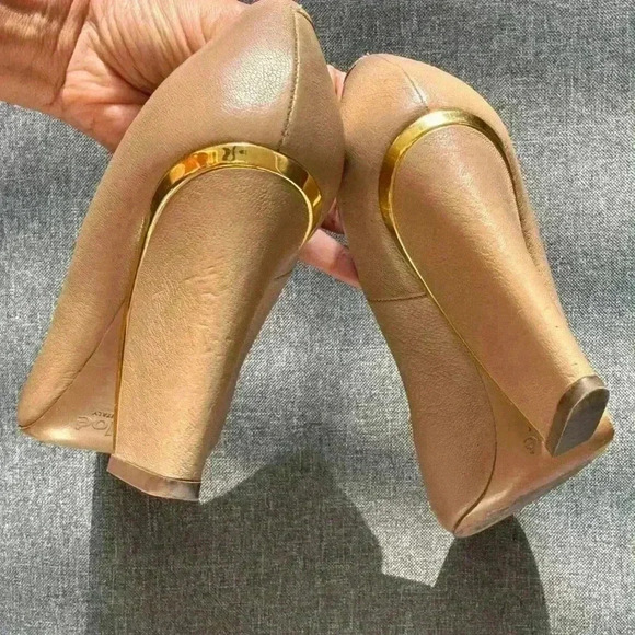 Chloe Light brown Beckie Pumps - Picture 5 of 6